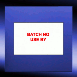 Batch No & Use By Labels | 16mm x 23mm