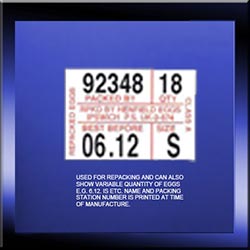 Sato B2 Egg Date Own Name Labels